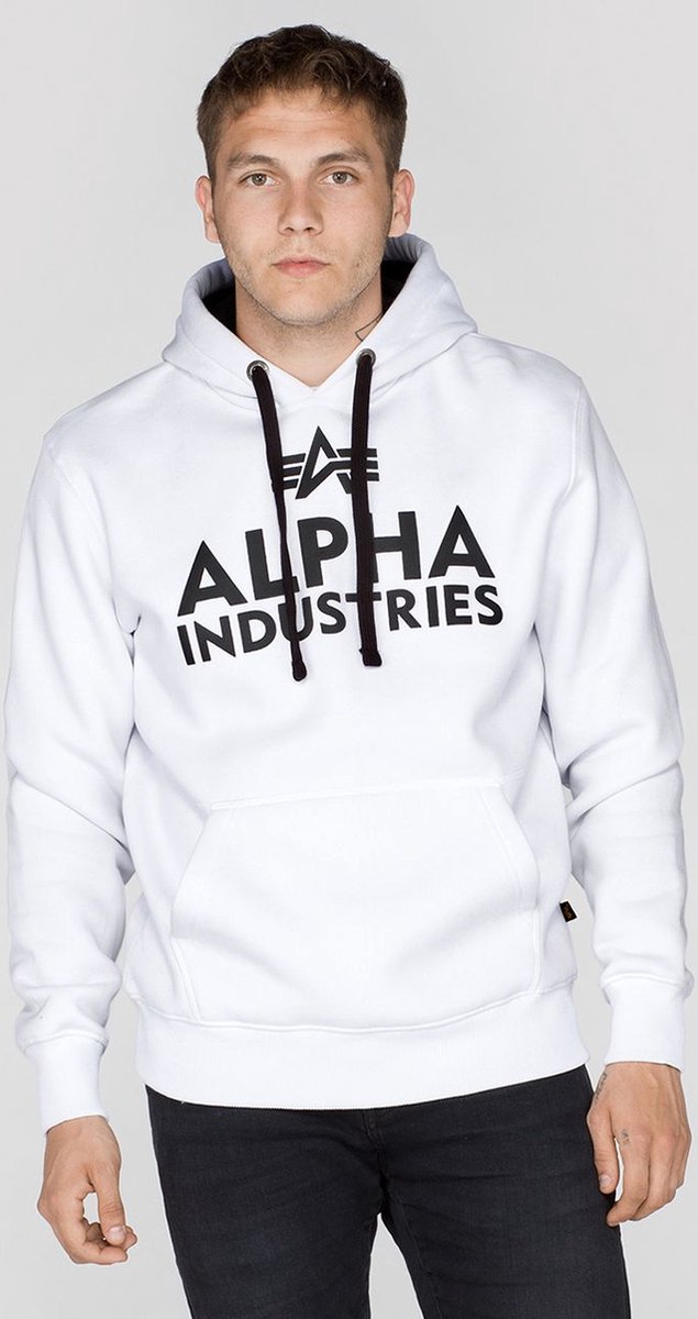Alpha Industries Foam Print Hoody Hoodies / Sweatshirts Black-L