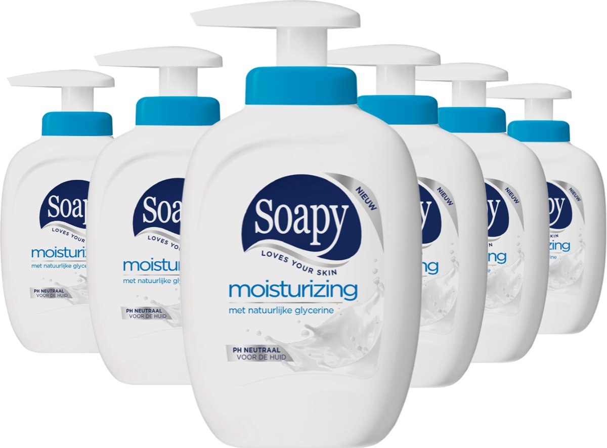 Soapy moisturizing pomp - 6 Stuks - Voordeelverpakking