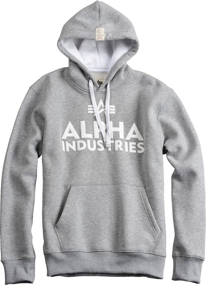 Alpha Industries Foam Print Hoody Hoodies / Sweatshirts Grey Heather-M
