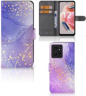 Coque adaptée pour Xiaomi Redmi Note 12 4G Aquarelle Violet