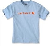 T-shirt Carhartt Core Logo S/ S Moonstone-XL