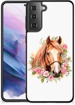Dierenprint Telefoonhoesje geschikt voor Samsung Galaxy S21 Plus Paard