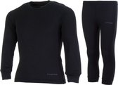 Campri - Thermoset shirt + broek - Unisex Black (020) - maat 176