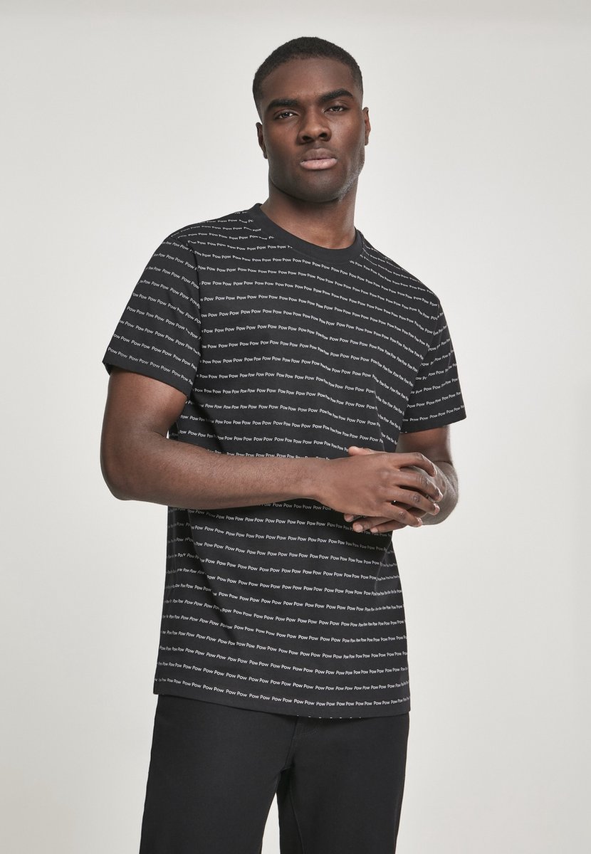Mister Tee T-Shirt Pow Pow Tee -XXL Zwart