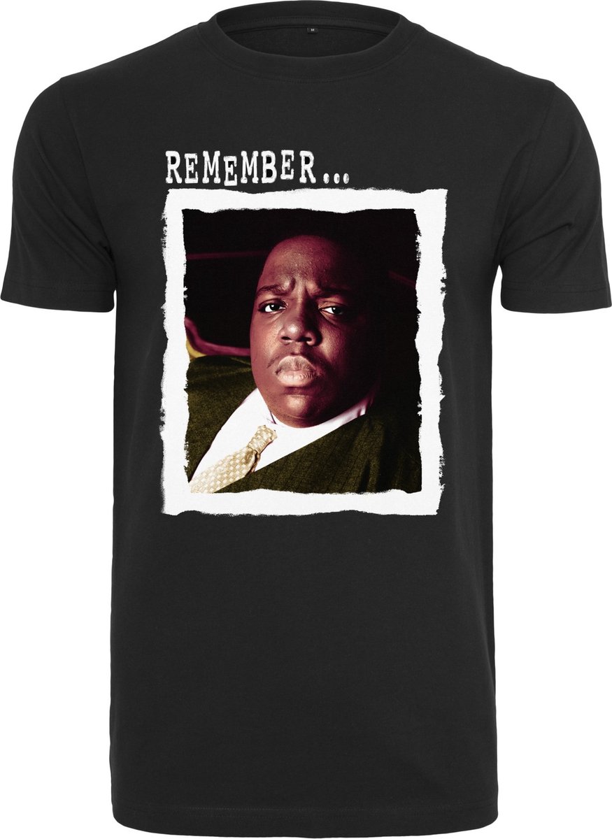 Mister Tee Notorious Big Remember Heren T-shirt L Zwart