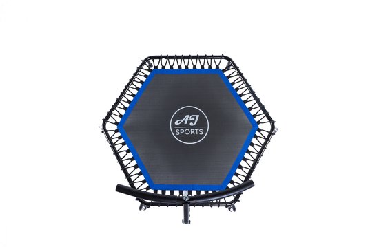 AJ-Sports Fitness Trampoline - Mini Trampoline - Inclusief grijpstang - Ø 105cm - Belastbaar tot 200 kg - Trampoline - Trampolines