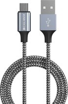 USB C Kabel - USB C naar USB A - Sterke Nylon oplaadkabel - Geschikt voor Samsung / Apple / iPhone 15 (CL-UC)