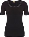 thermo t-shirt met kant zwart voor Dames | Maat XL