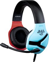 Mythics - casque de jeu Switch - Nemesis Red & Blue- télécommande en ligne - microphone pliable - réglable