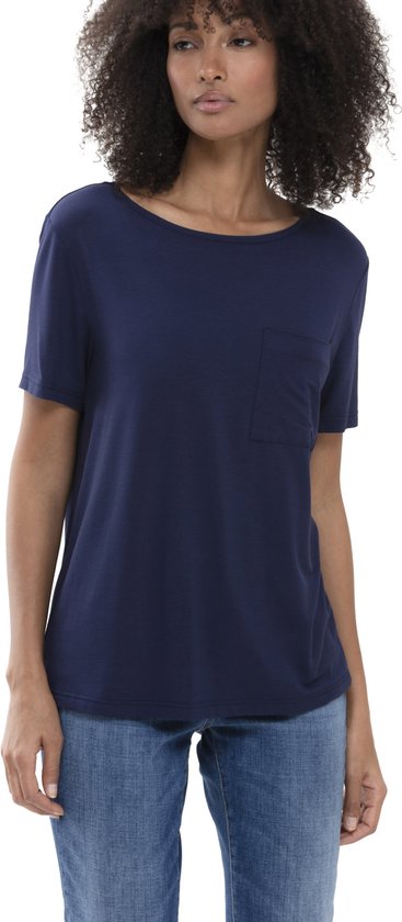 Mey T-Shirt manches courtes Sleepy & Easy dames 16659 388 bleu vrai 46