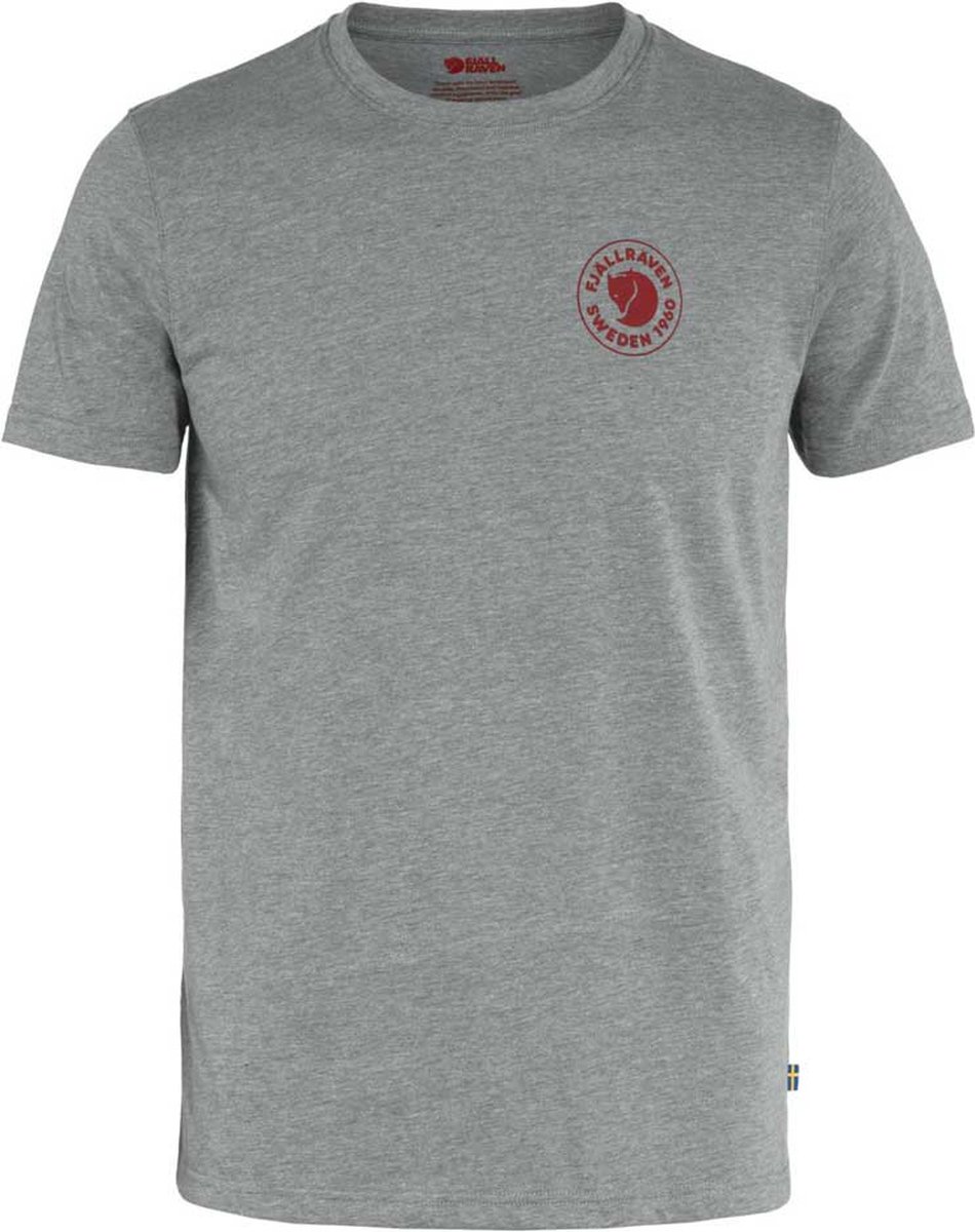Fjällräven 1960 Logo T-shirt Met Korte Mouwen Grijs S Man