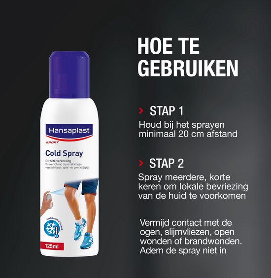 Hansaplast Sport Cold Spray Koelspray 125ml bol