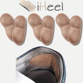 iHeel® pads - 3-Pack (6 stuks) - Voorkomt Zere Hielen en Blaren - Vervangt Dagelijkse Pleisters - Anti-Slip - Anti-Slijtage - Anti-Blaren - Comfortabel - Hielbeschermers - Hiel Kussens - Hiel Grips - Hiel Pads - Hiel Zooltjes