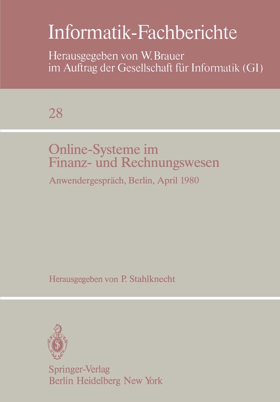 Online-Systeme im Finanz- und Rechnungswesen - cover