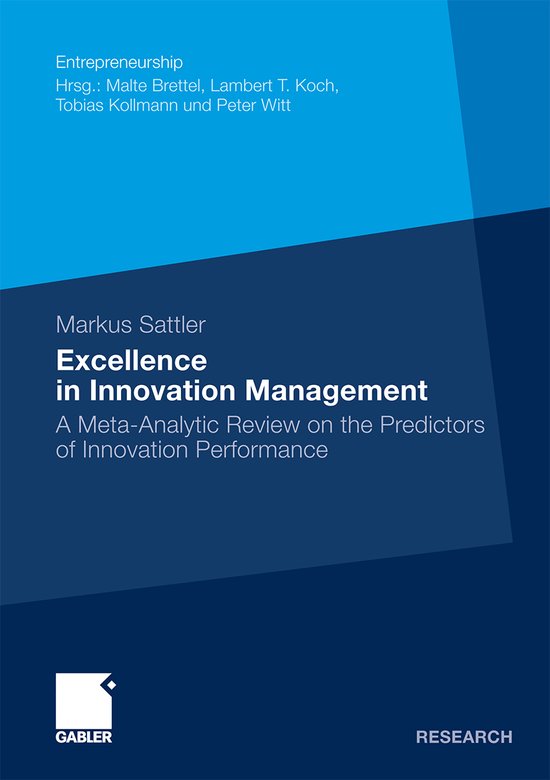 Excellence in Innovation Management - cover