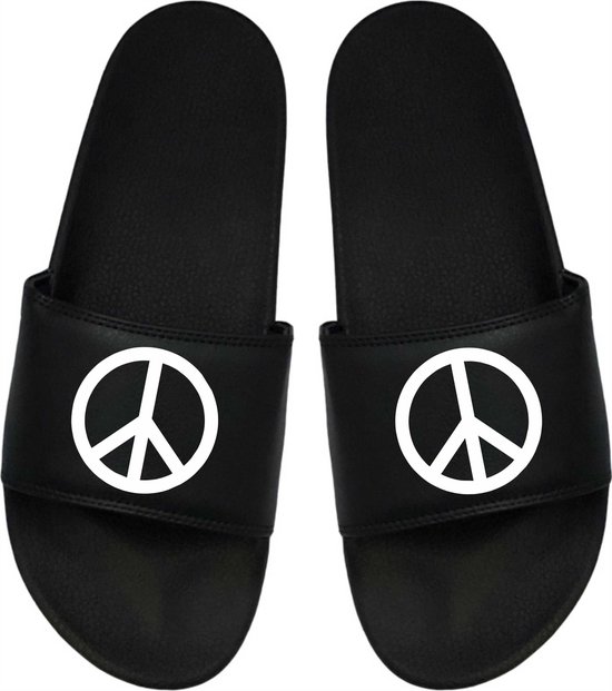 Cadeau Sint - Cadeau Kerst - Cadeau - Cadeau Badslippers - Badslippers Peace / Vrede 47