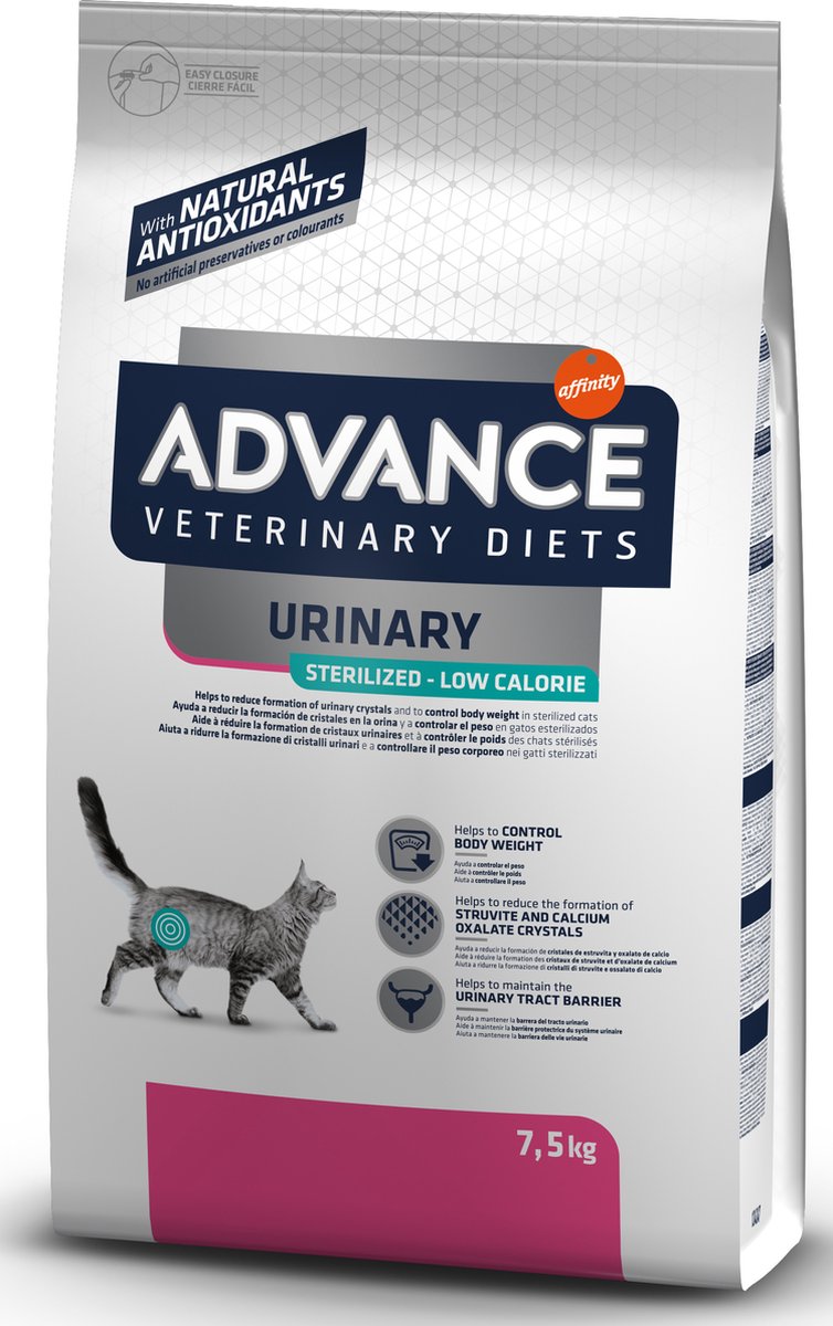 Advance Veterinary Sterilized Urinary Low Cal. pour chats