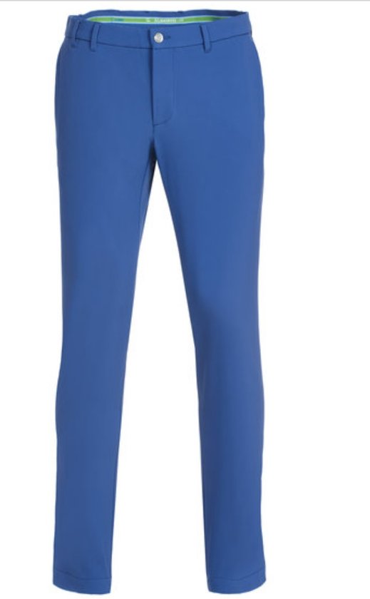 Alberto Golf Ian 3xDry Coole Chino Broek - Blauw - Maat 48