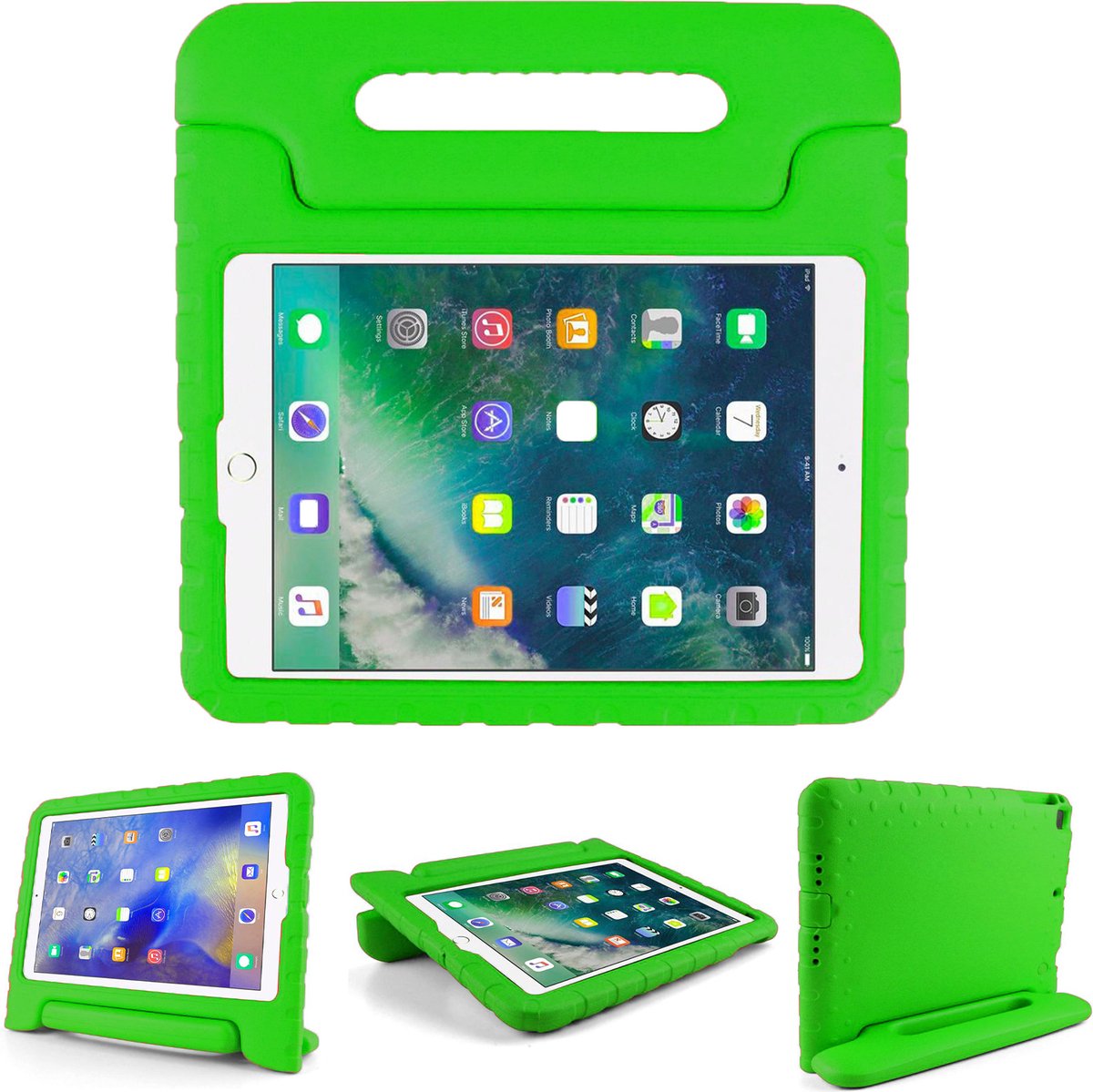 Apple iPad Mini 6 8.3 (2021) Hoes - Kinder Tablet Hoes - Groen