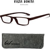 Leesbril Vista Bonita Casa-VB0053-Bordeaux red-+2.50