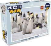 Puzzel Pinguïns - Sneeuw - Dieren - Legpuzzel - Puzzel 1000 stukjes volwassenen