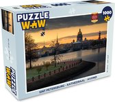 Puzzel Sint Petersburg - Kathedraal - Avond - Legpuzzel - Puzzel 1000 stukjes volwassenen