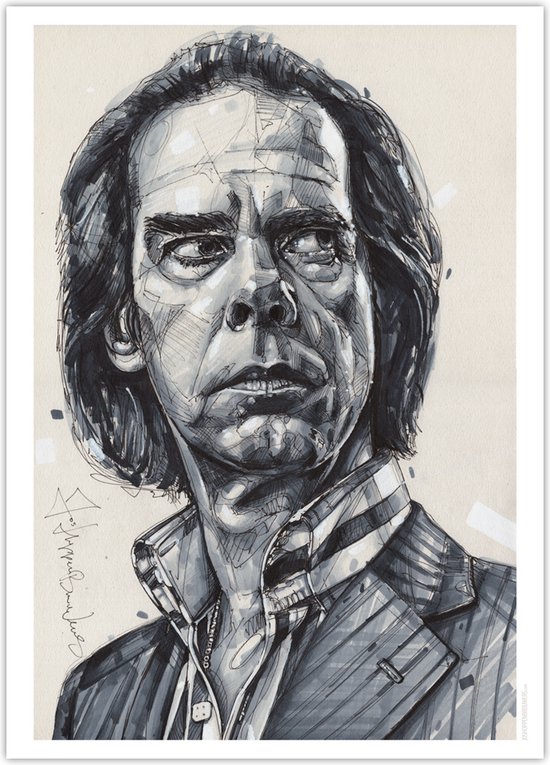 Nick Cave poster 50x70 cm