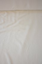 French terry See You At Six uni Gebroken wit 1 meter - modestoffen voor naaien - stoffen