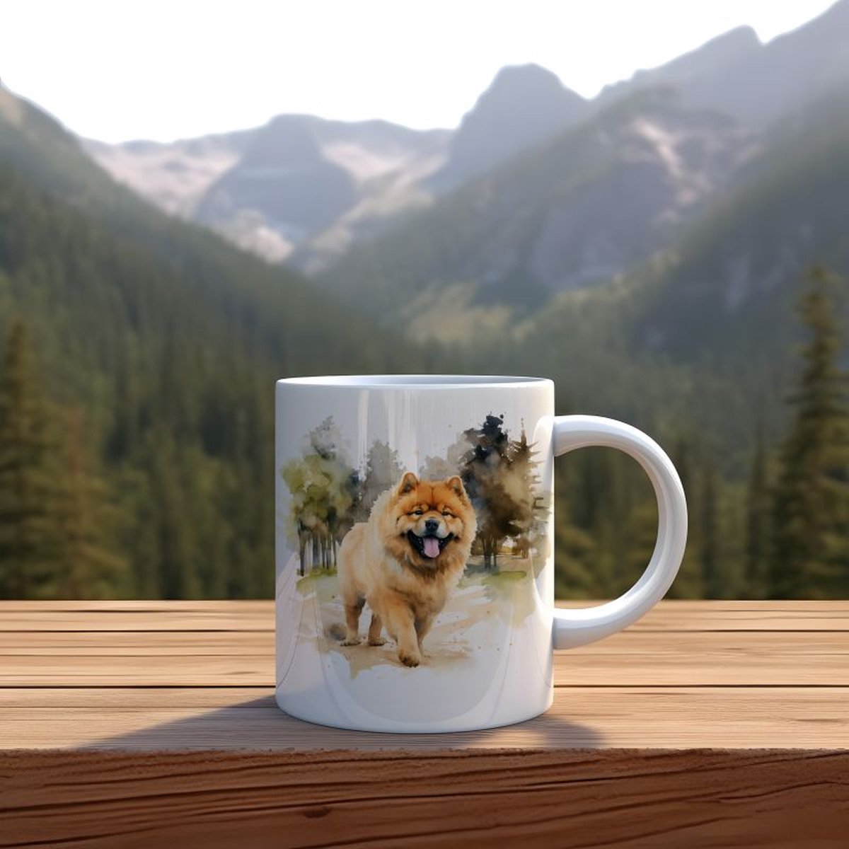 Mok Chow Chow Beker cadeau voor haar of hem, kerst, verjaardag, honden liefhebber, zus, broer, vriendin, vriend, collega, moeder, vader, hond