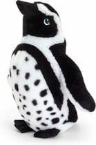Keel Toys pluche Humboldt pinguin knuffeldier - wit/zwart - staand - 40 cm - Pooldieren