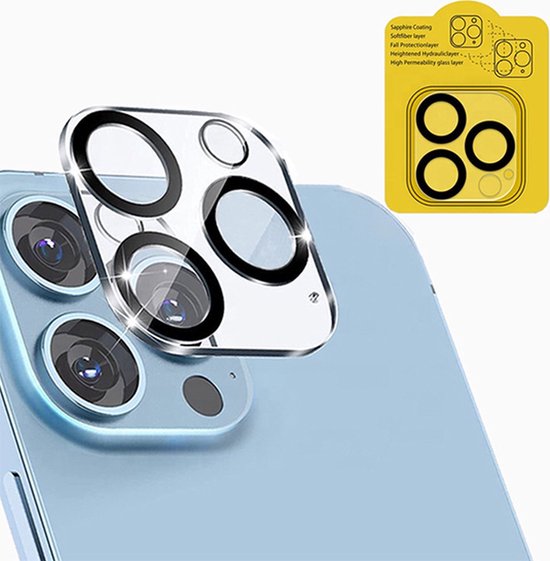 Foto: Cicon iphone 15 pro 15 pro max camera lens screen protector 9h tempered glass beschermglas