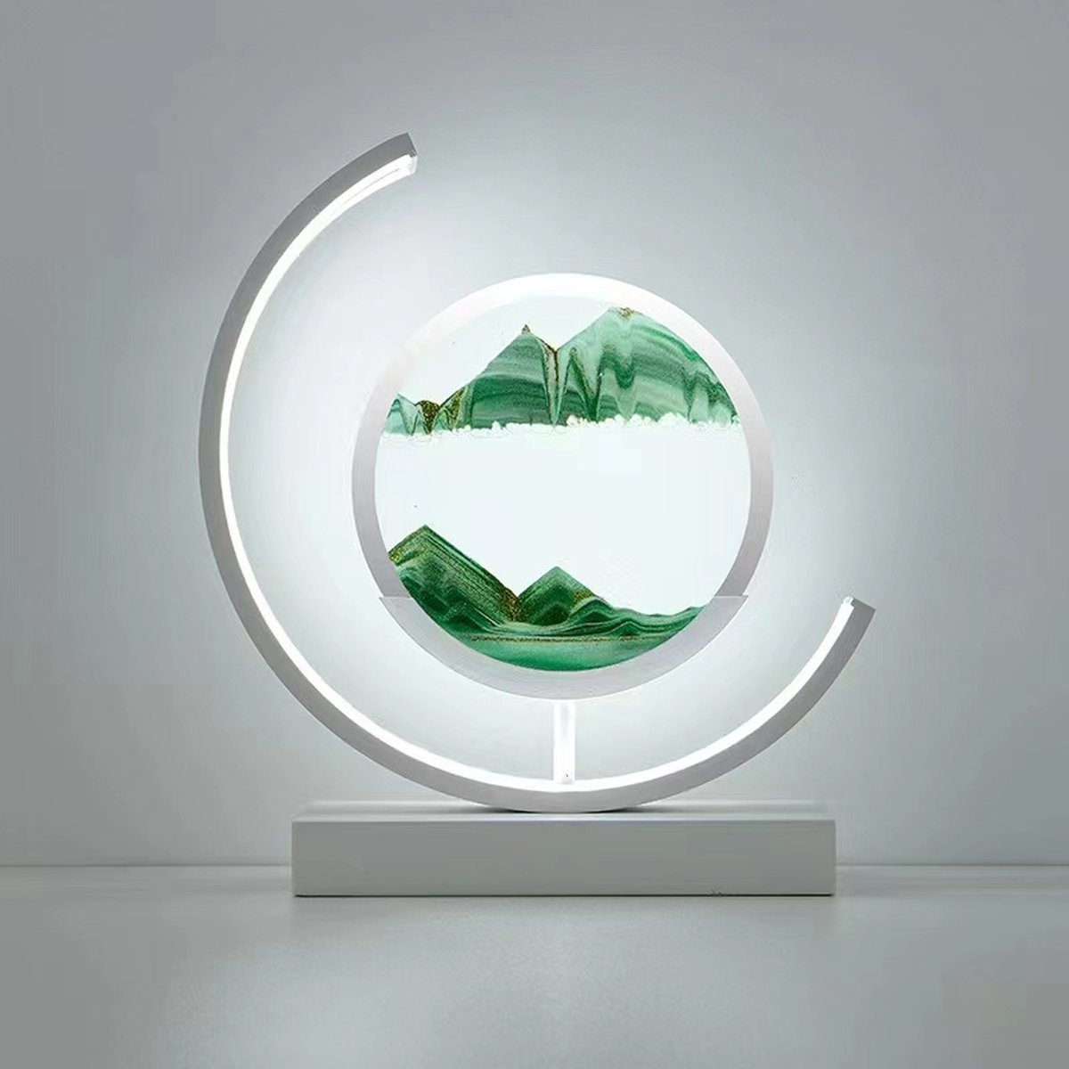 tafellamp Creatieve Zandlamp voor Thuis groen