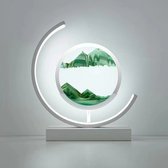 lampe de table Lampe de sable créative pour la maison vert