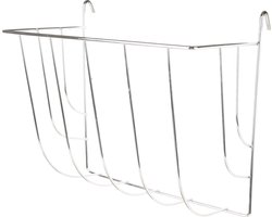 Flamingo Knaagdieraccessoire Hooi Voederbak - 20 x 12 x 19 cm - zilver