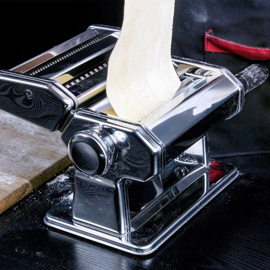 Pastamaker - Pastamachine - Spaghetti - Lasagne - Keukenmachine - Inclusief Borstel - Snijmat - Uithangrek van Eetlokaal Genieten — afbeelding 3