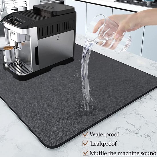 Tapis égouttoir étroit Silicone - Gain De Place Cuisine