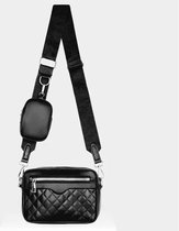 BLACK CITY - Messenger Bag l Schoudertas l Heren l Dames l Rits l Zakken l Verstelbare riem l