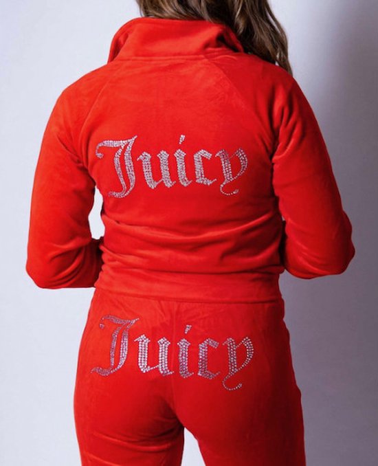 Foto: Juicy couture tanya track top with tina track pants 123 goji berry l m