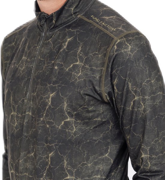 Func Factory mannen Longsleeve Pully Fred groen maat M van Func Factory — afbeelding 2