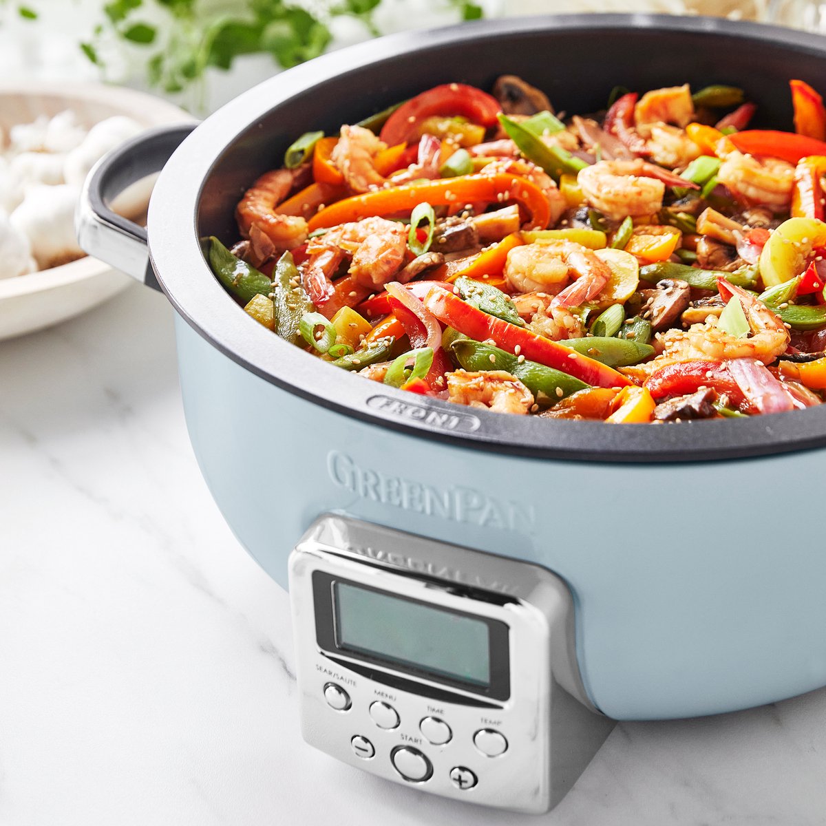 GreenPan Elite Omnicooker Blue Haze 5.6L - PFAS-vrij thumbnail 4