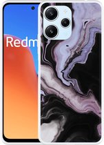 Cazy Hoesje geschikt voor Xiaomi Redmi 12 4G Liquid Marble