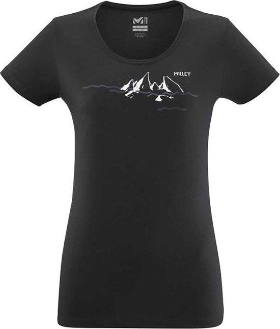 Millet Divino T-shirt Met Korte Mouwen Zwart S Vrouw