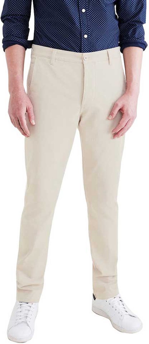 Dockers Supreme Flex Slim Broek Beige 32 / 34 Man