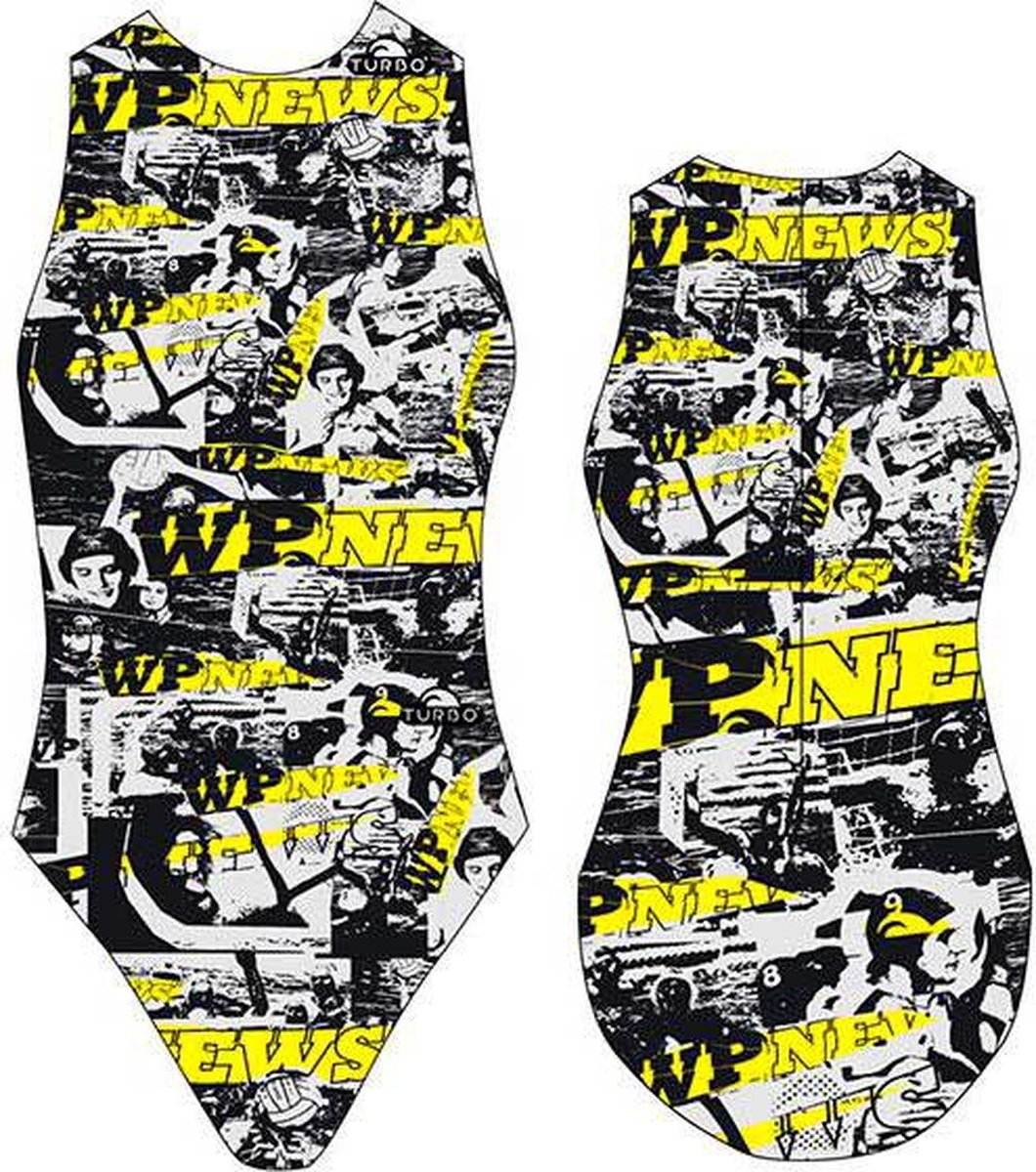 Turbo News Zwemkleding Zwart 4XL Vrouw Black / Yellow