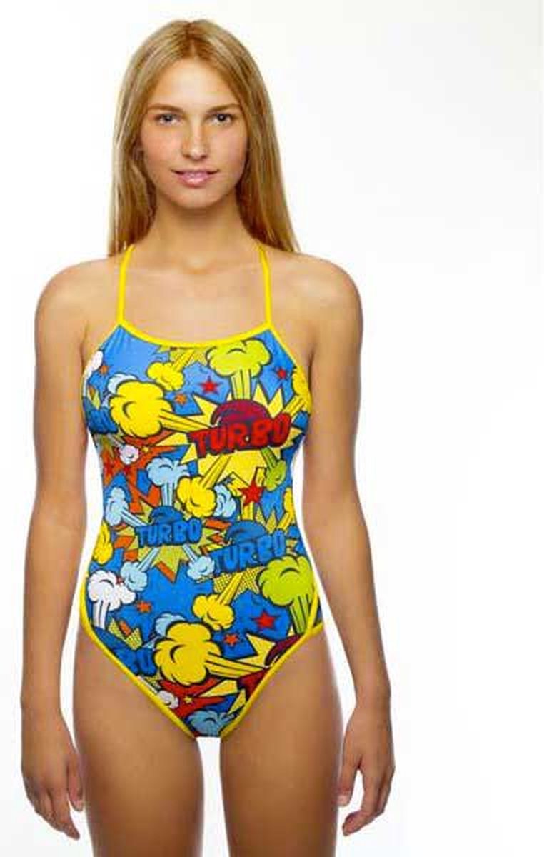 Turbo Pop Zwemkleding Veelkleurig 4XL Vrouw Multicoloured
