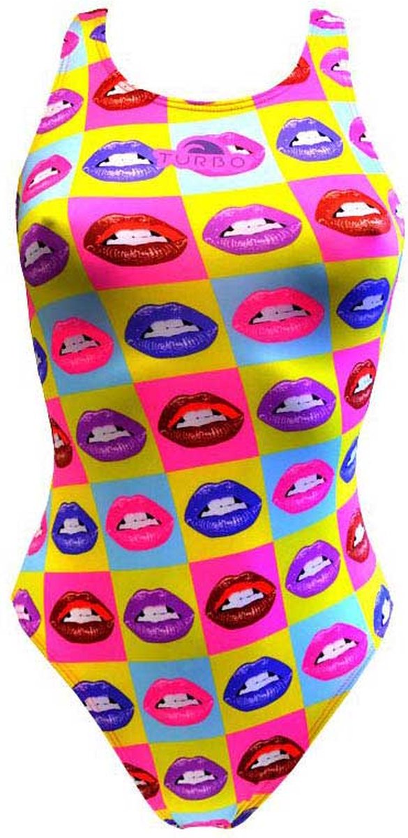 Turbo Lips Zwemkleding Veelkleurig S Vrouw Fuchsia