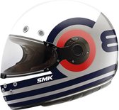 SMK Retro Ranko Grijs Blauw Integraalhelm - Maat XS - Helm