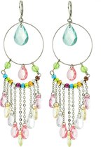 Behave Boucle d'oreille pendentif multicolore