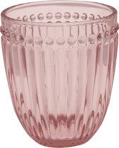 GreenGate Waterglas/Drinkglas Alice lichtroze Ø8.5 cm - 350ml