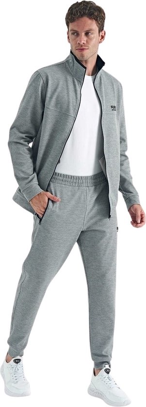 La Pèra Grijs Leisure Suit - Jogging Suit - Home Suit - Home Wear - Jogger - Survêtement - Survêtement avec fermeture éclair Homme - Taille S